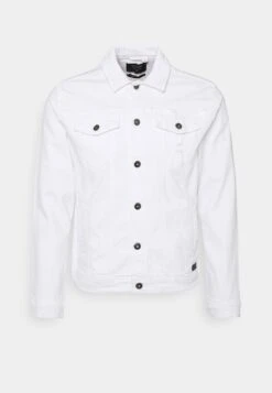 Indicode Jeans Glenalvon - Jeansjakke - Offwhite