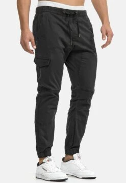 Indicode Jeans Levi - Cargobukse - Black -Indicode Jeans 0c854882769b437a813f8f959e9f65f3