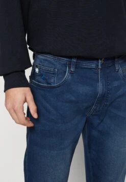 Indicode Jeans Coil Jogger - Jeans Tapered Fit - Medium Indigo -Indicode Jeans 13c9e107f0564ae7bfaf2228c5198003