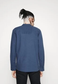 Indicode Jeans Raffi - Skjorte - Blue Black Denim -Indicode Jeans 2f14fcef893c4555b1ae07ccf9ce30f6