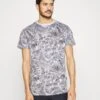 Indicode Jeans Palme - T-Shirts Med Print - Offwhite -Indicode Jeans 3489575b917c4c449d2129e23524ad51