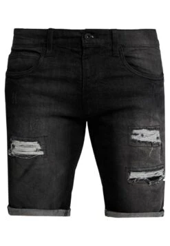 Indicode Jeans Kaden Holes - Jeansshorts - Black -Indicode Jeans 358a0edd2e0448e99e821632bce4280a