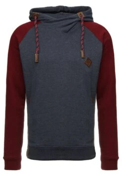 Indicode Jeans Dyott - Hoodie - Bordeaux Mix -Indicode Jeans 42b56d33184f493eba373864c83fae97