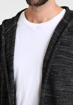 Indicode Jeans Denzel - Cardigan - Black -Indicode Jeans 4b4e873299d84b26aceaaa6853a7230f