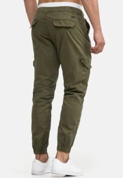 Indicode Jeans Levi - Cargobukse - Army -Indicode Jeans 4fb0c765ff4e4df98bbc8fc4a89c187a