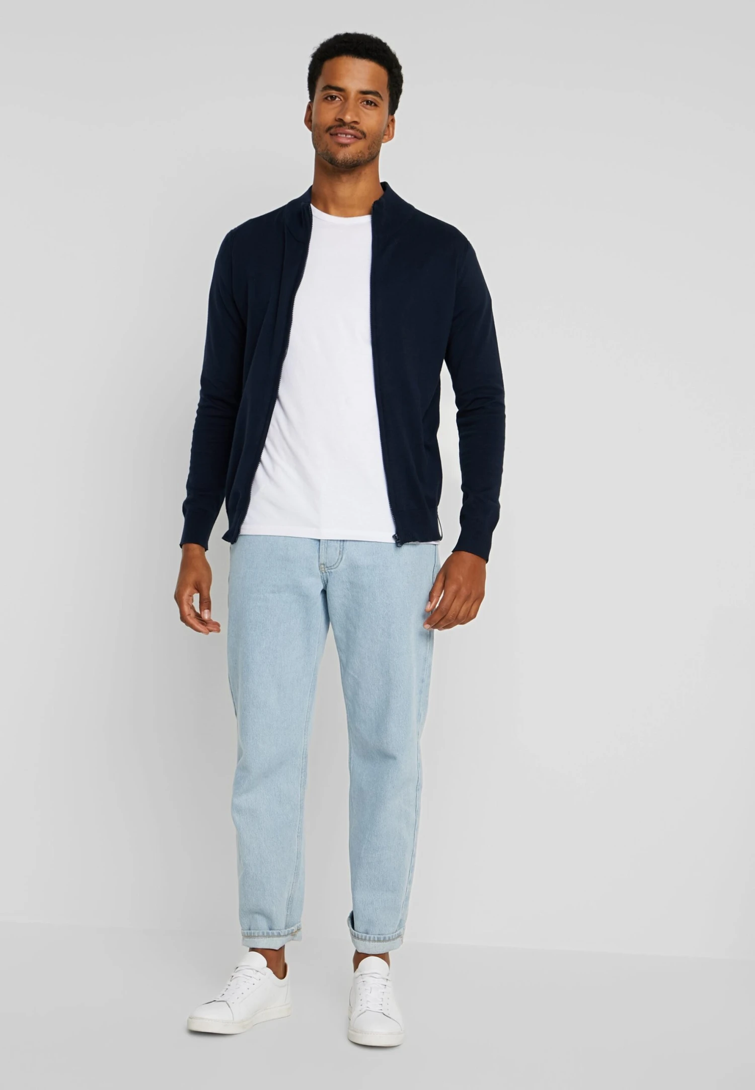 Indicode Jeans Chancellor - Cardigan - Navy 3 Indicode Jeans Chancellor - Cardigan - Navy - Bilde 2