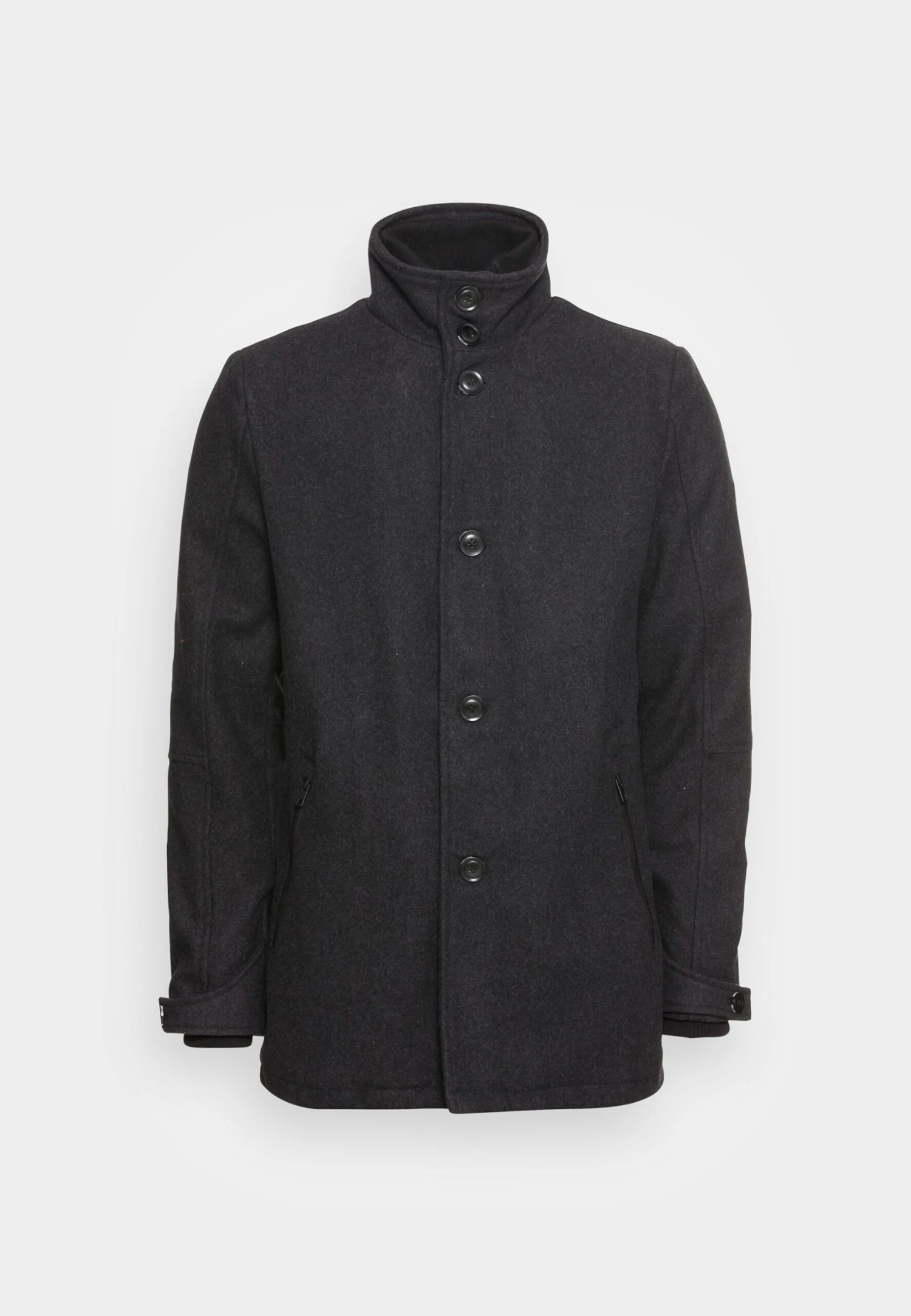 Indicode Jeans Clark - Kort Kåpe / Frakk - Charcoal Mix 6 Indicode Jeans Clark - Kort Kåpe / Frakk - Charcoal Mix - Bilde 4