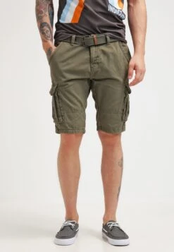 Indicode Jeans Monroe - Shorts - Army