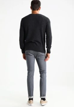 Indicode Jeans Kristan - Strikkegenser - Black -Indicode Jeans 65129606ae0c4b31a787c18d310a8d6a