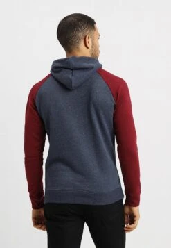Indicode Jeans Dyott - Hoodie - Bordeaux Mix -Indicode Jeans 6747fbb43291412b87b728a14307bf77