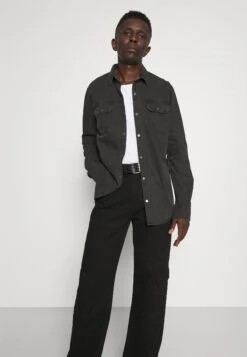 Indicode Jeans Inwatson - Skjorte - Black -Indicode Jeans 677b26cd231f4ec5ab37665d759470da