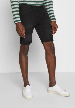 Indicode Jeans Kaden Holes - Jeansshorts - Ultra Black