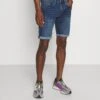 Indicode Jeans Kaden - Jeansshorts - Medium Indigo -Indicode Jeans 7e6e3deb0a2a4706a7de285bb22a6996