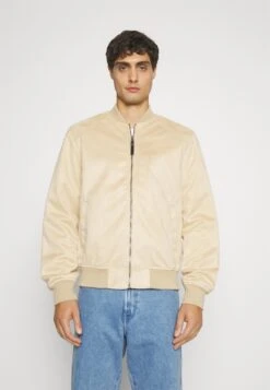 Indicode Jeans Wayne - Imitert Skinnjakke - Irish Cream