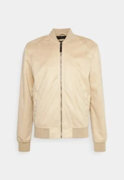 Indicode Jeans Wayne - Imitert Skinnjakke - Irish Cream -Indicode Jeans 8340e10d5db44db5b7b2a7d64da749ee