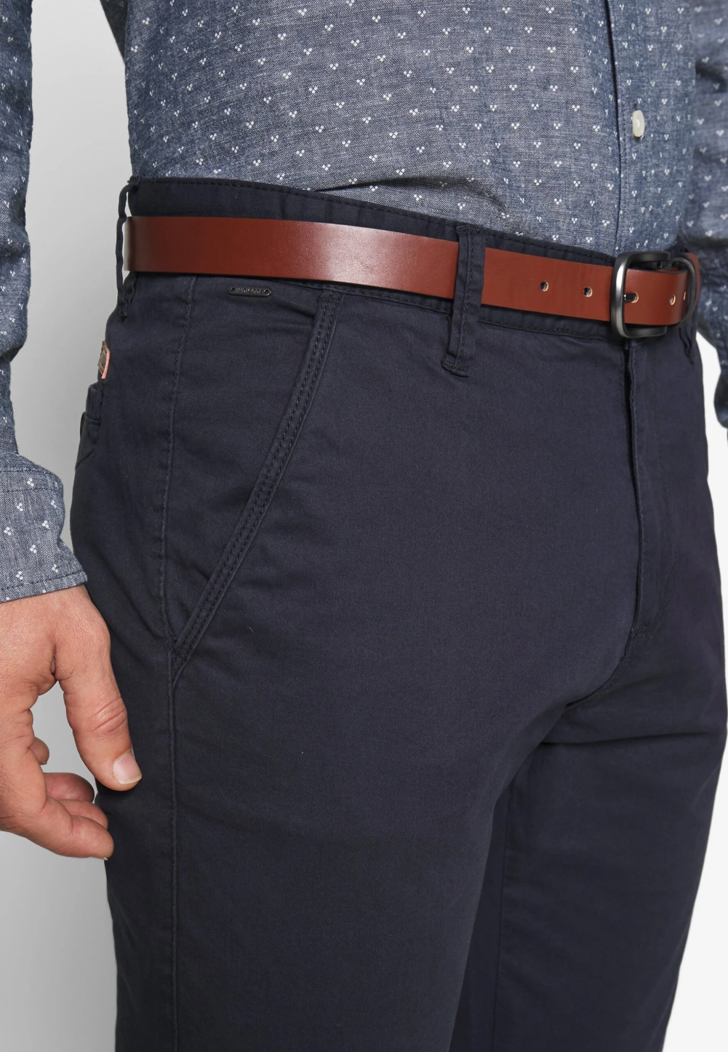 Indicode Jeans Gover - Chinos - Navy 7 Indicode Jeans Gover - Chinos - Navy - Bilde 5