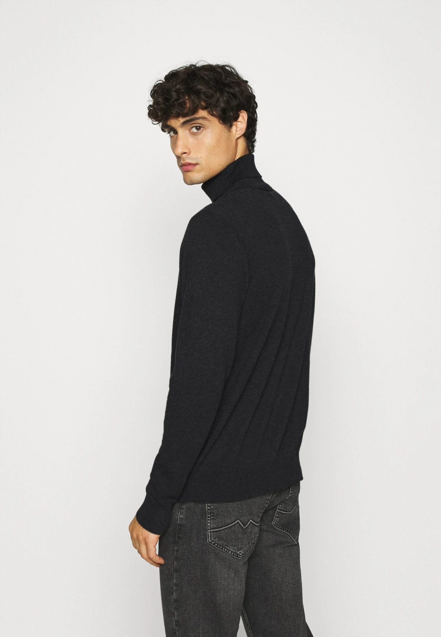 Indicode Jeans Burns - Strikkegenser - Charcoal Mix 5 Indicode Jeans Burns - Strikkegenser - Charcoal Mix - Bilde 3