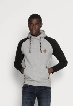 Indicode Jeans Dyott - Hoodie - Black Mix