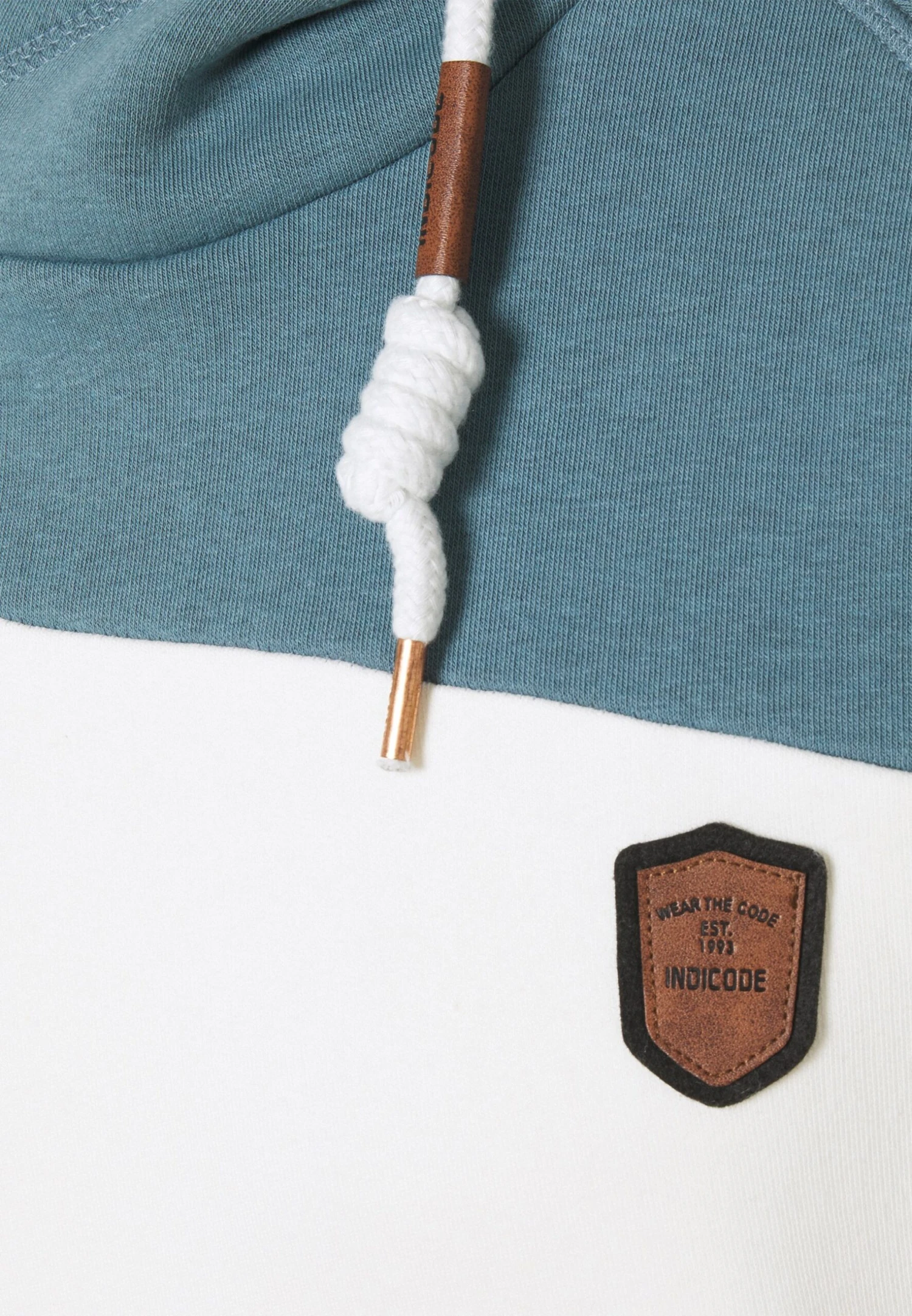 Indicode Jeans Pessac - Hoodie - Aegean Blue 9 Indicode Jeans Pessac - Hoodie - Aegean Blue - Bilde 7