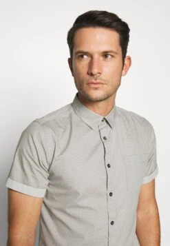 Indicode Jeans Tristin - Skjorte - Grey -Indicode Jeans a59f9985a8b04709a5d86ae1997a5d9a