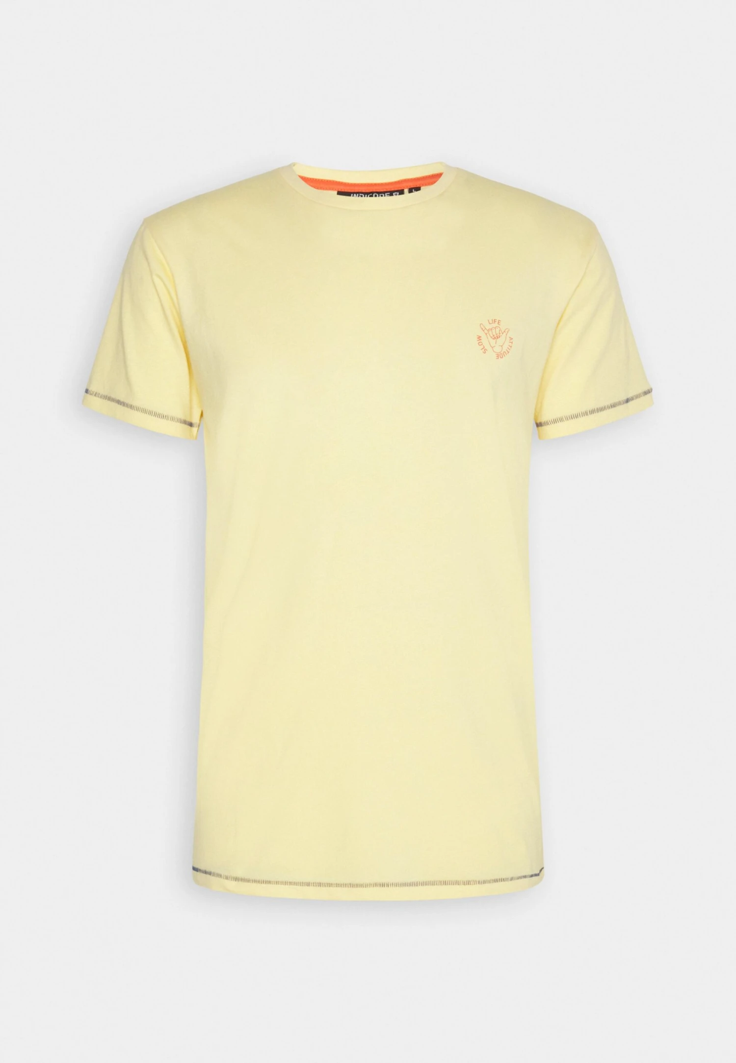 Indicode Jeans Wave - T-Shirts Med Print - Golden Haze 6 Indicode Jeans Wave - T-Shirts Med Print - Golden Haze - Bilde 4