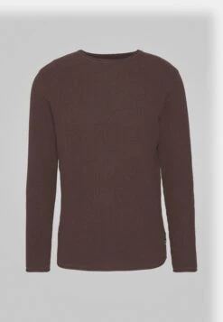 Indicode Jeans Strikkegenser - Dark Brown -Indicode Jeans b435820953a845f98d838aa8e5e5e486