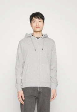 Indicode Jeans Walton - Sweatjakke - Light Grey Mix