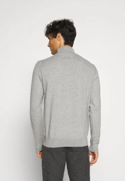 Indicode Jeans Burns - Strikkegenser - Mottled Light Grey -Indicode Jeans bd94eab3a5a04d8b8c372eba27640c65