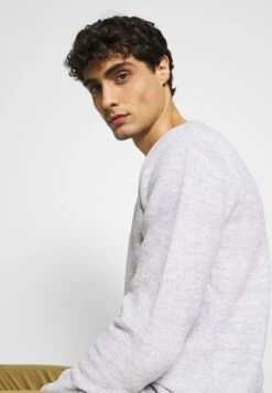 Indicode Jeans Kristan - Strikkegenser - Optical White -Indicode Jeans be87ea56b321448c8bd9136ce1fcf9a4