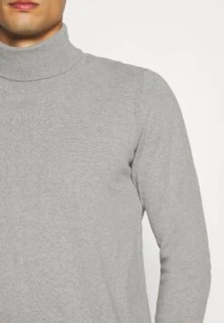 Indicode Jeans Burns - Strikkegenser - Mottled Light Grey -Indicode Jeans c0aef5874e9e4fc18a28332ddb860f04