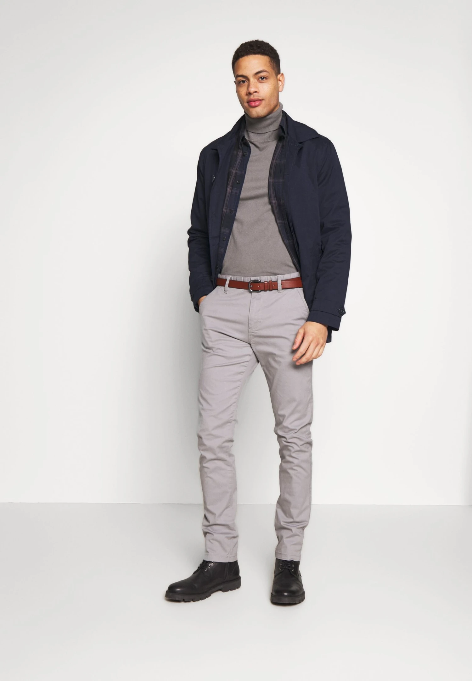 Indicode Jeans Gover - Chinos - Light Grey 4 Indicode Jeans Gover - Chinos - Light Grey - Bilde 2