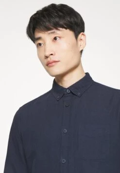 Indicode Jeans Kepner - Finskjorte - Navy -Indicode Jeans c1df368c70cb4a6ab0f80bf853e2c678
