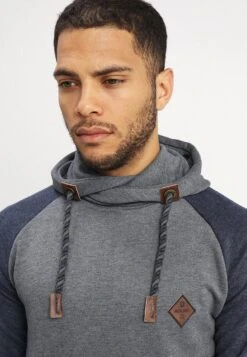 Indicode Jeans Dyott - Hoodie - Navy Mix -Indicode Jeans c5693532dadd438b8e93c0268214eb27