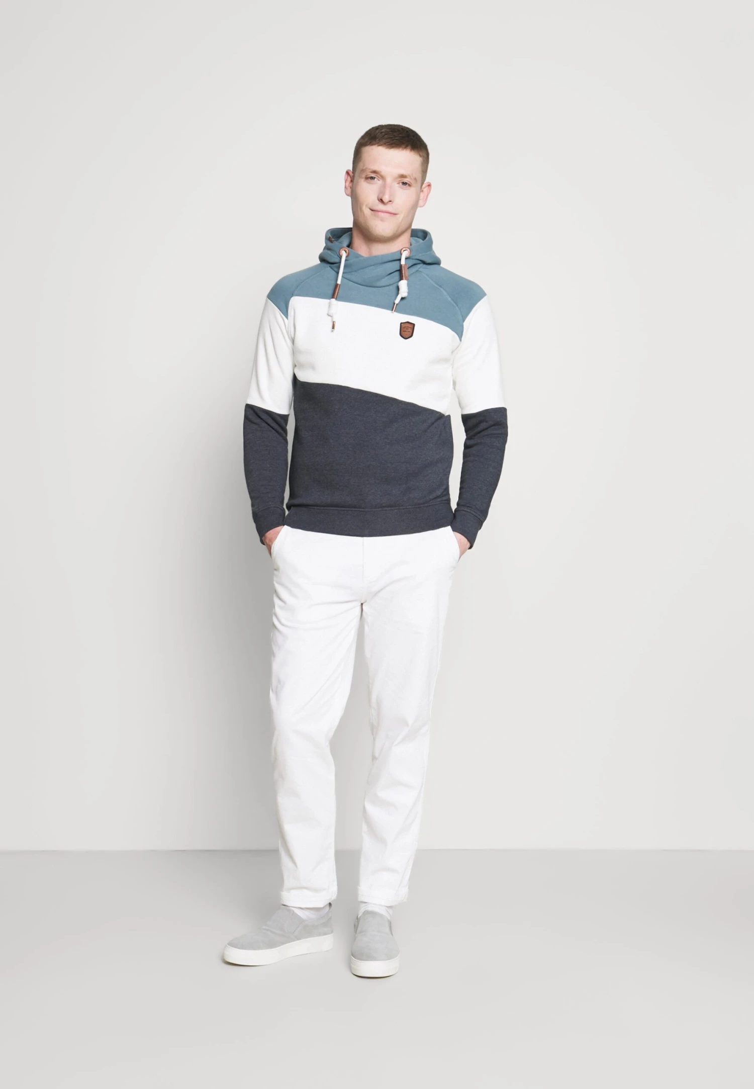 Indicode Jeans Pessac - Hoodie - Aegean Blue 4 Indicode Jeans Pessac - Hoodie - Aegean Blue - Bilde 2