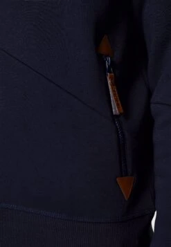 Indicode Jeans Hoodie - Navy -Indicode Jeans d9d5100dc5a744e9bd6bef999d94d895