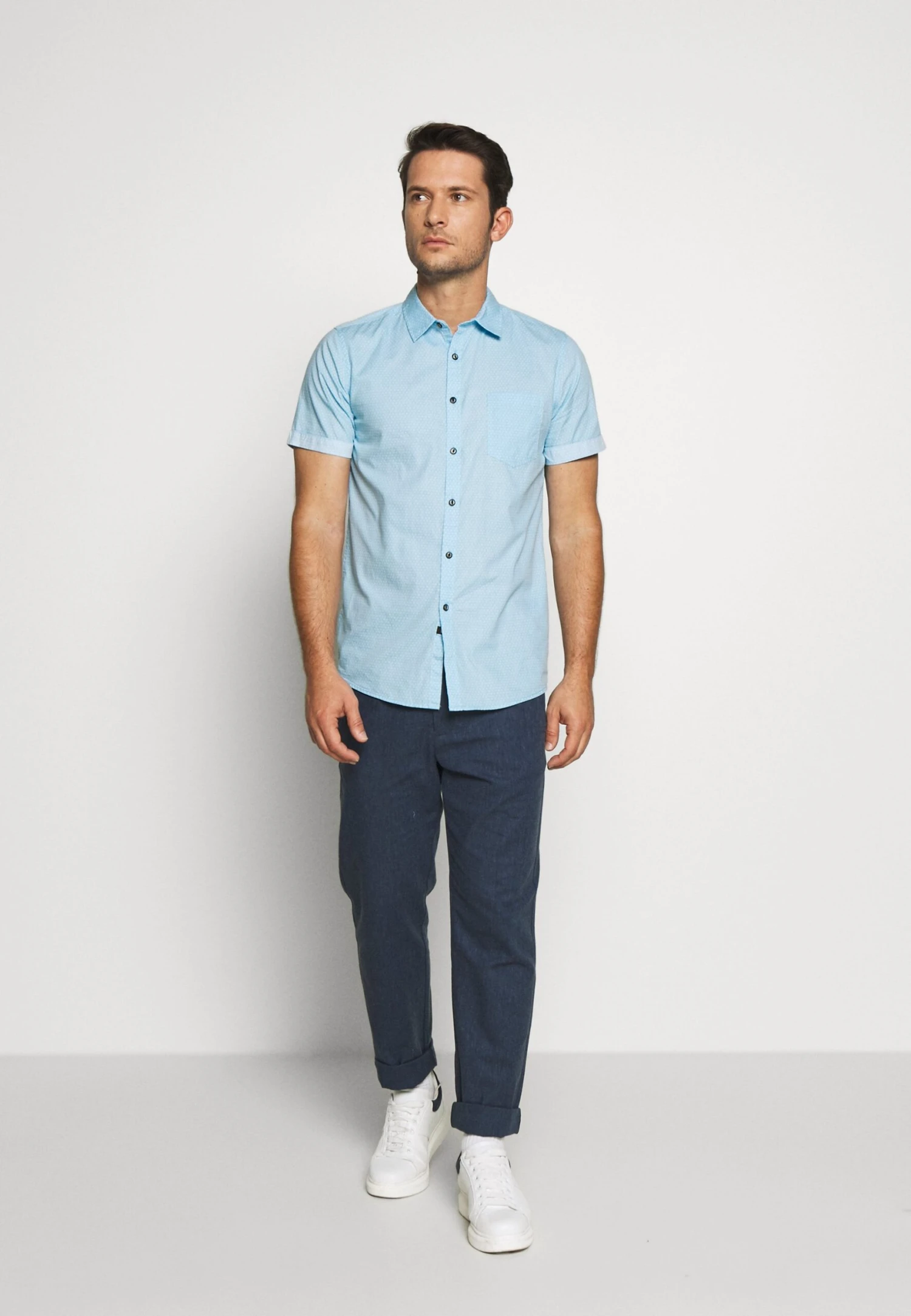 Indicode Jeans Tristin - Skjorte - Alaska Blue 3 Indicode Jeans Tristin - Skjorte - Alaska Blue - Bilde 2