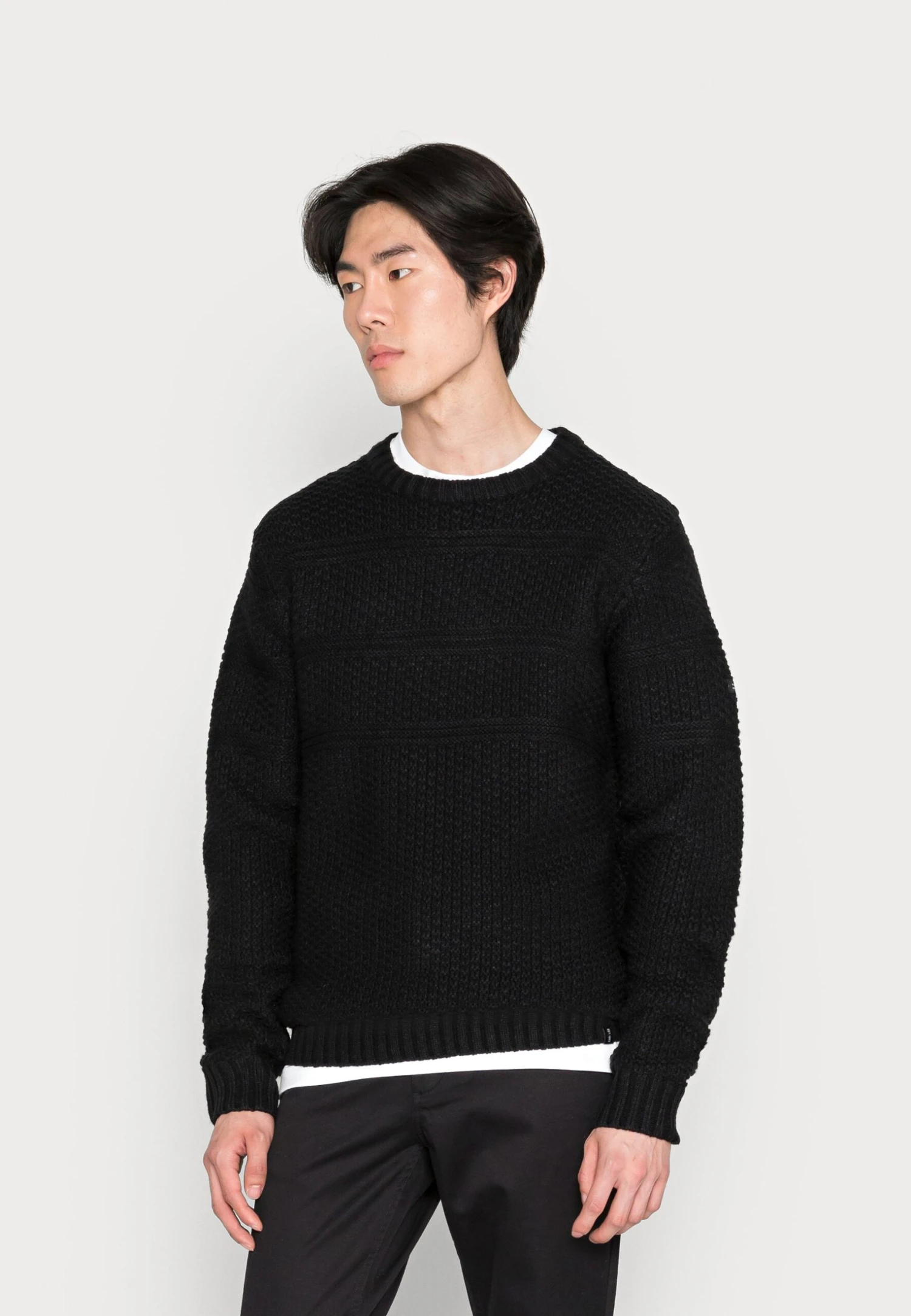 Indicode Jeans Bussel - Strikkegenser - Black 3 Indicode Jeans Bussel - Strikkegenser - Black