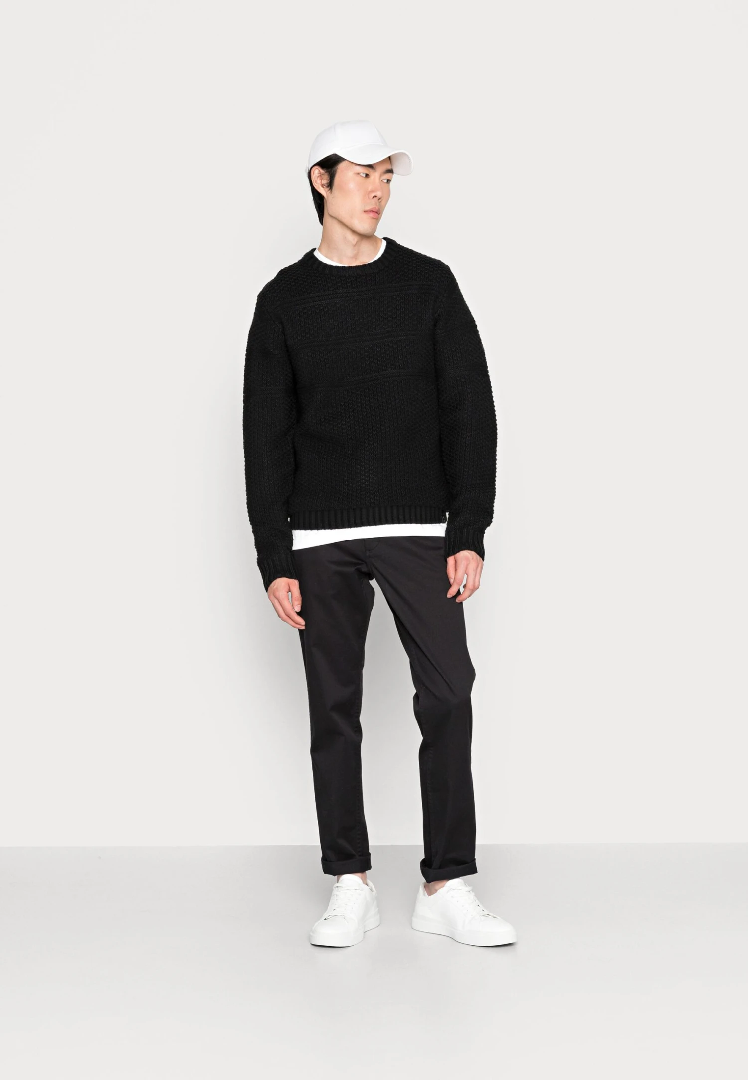 Indicode Jeans Bussel - Strikkegenser - Black 4 Indicode Jeans Bussel - Strikkegenser - Black - Bilde 2