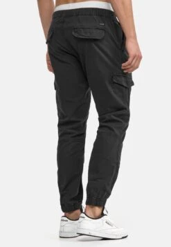 Indicode Jeans Levi - Cargobukse - Black -Indicode Jeans fdf7de59c8504ddfa1ca209fd55eb3c7