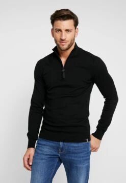 Indicode Jeans Ancona - Strikkegenser - Black